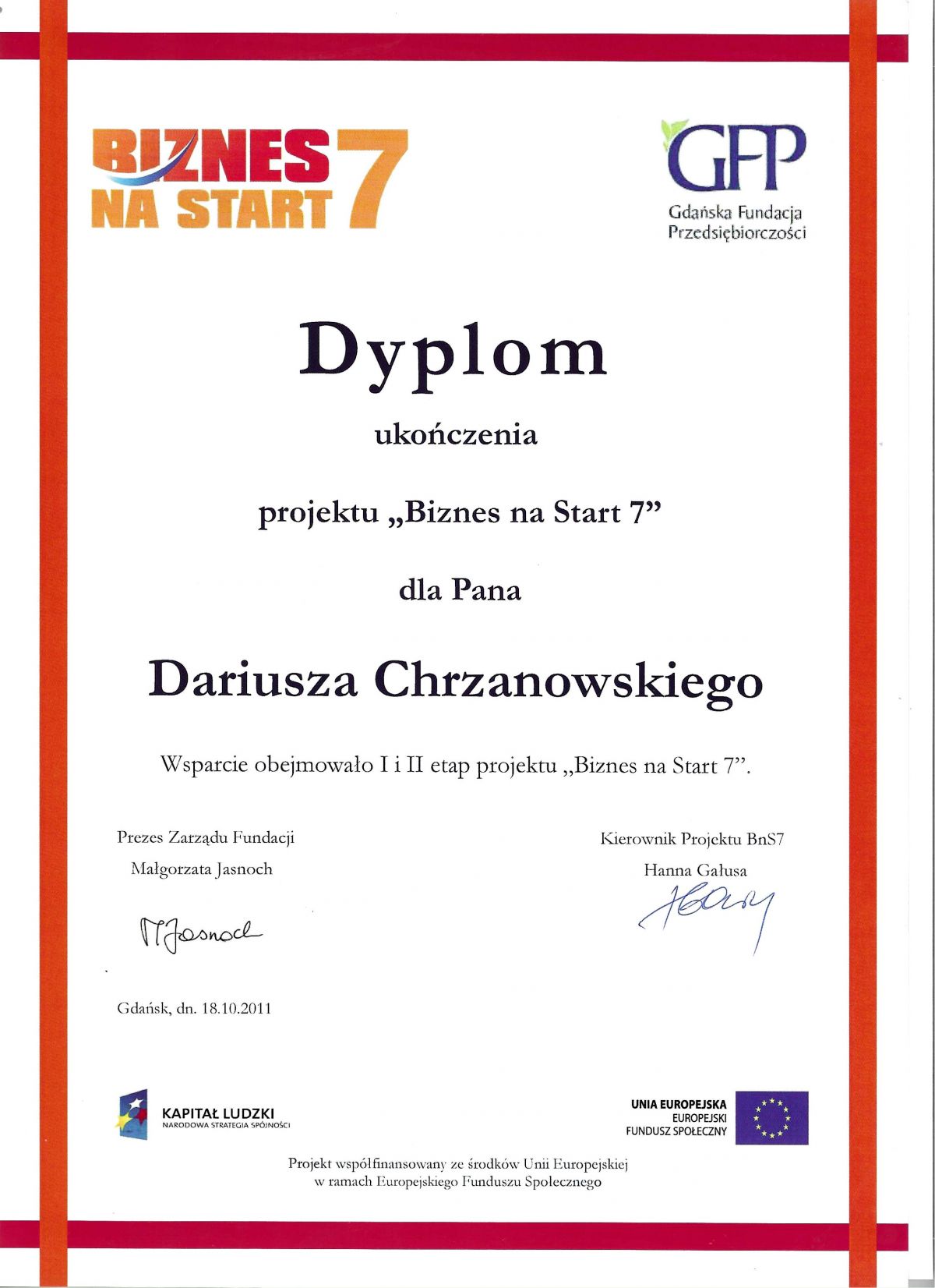 Szkolenie "Biznes na start"