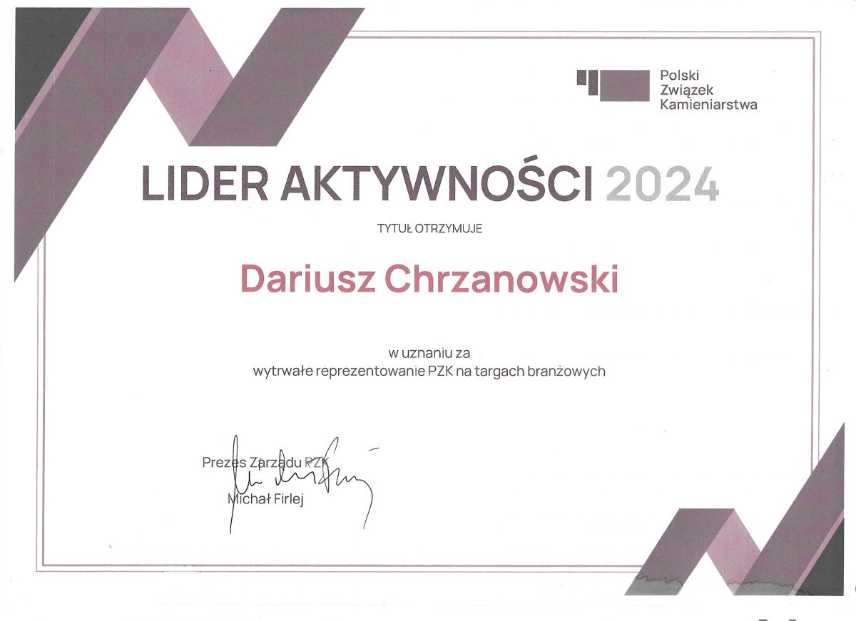 Lider aktywności PZK 2024