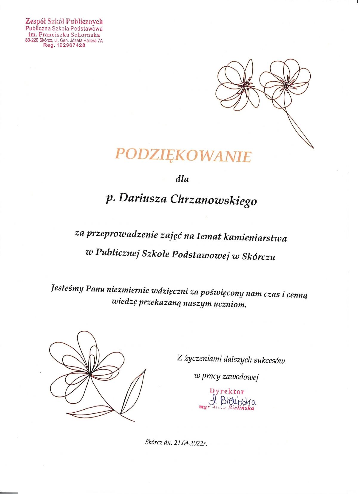 Podziękowania